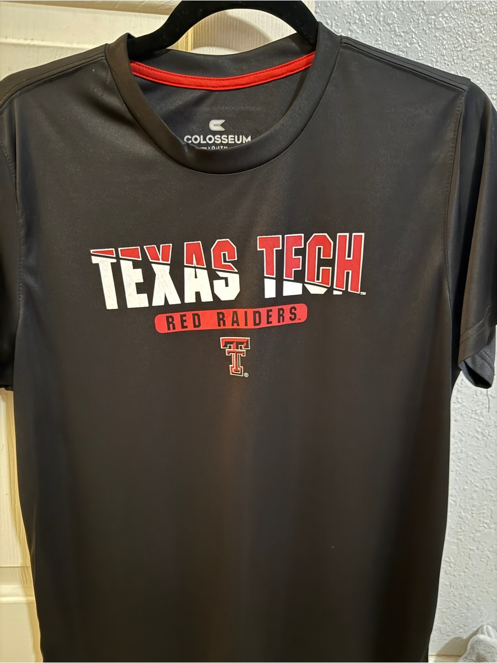 Colosseum Black Texas Tech Red Raiders Graphic Tee